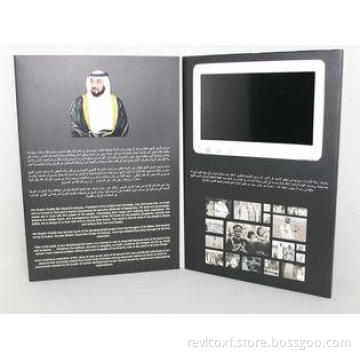 2.4" 4.3" 5" 7" 10" LCD video card , video greeting cards A